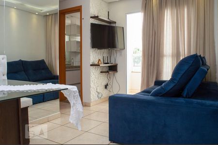 Sala de apartamento para alugar com 2 quartos, 52m² em Patrimônio, Uberlândia