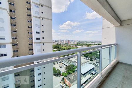 Varanda da Sala de apartamento à venda com 1 quarto, 45m² em Várzea da Barra Funda, São Paulo