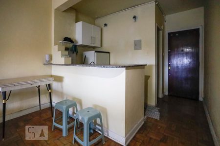 Cozinha de kitnet/studio à venda com 1 quarto, 31m² em Santa Efigênia, São Paulo