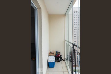 Varanda de apartamento à venda com 1 quarto, 43m² em Vila Santo Estéfano, São Paulo