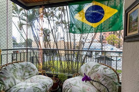 Varanda de apartamento à venda com 3 quartos, 130m² em Indianópolis, São Paulo