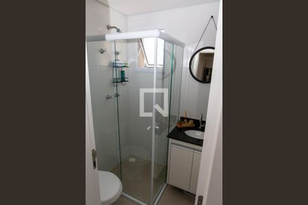 Banheiro da Suíte de apartamento à venda com 2 quartos, 56m² em Centro, Diadema