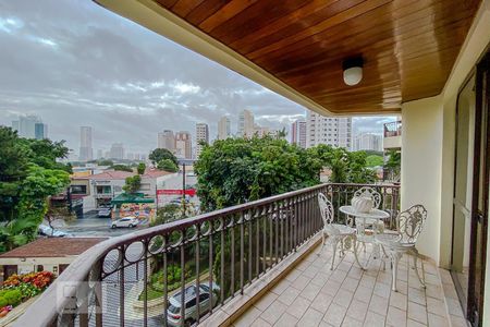 Varanda de apartamento para alugar com 4 quartos, 155m² em Vila Gomes Cardim, São Paulo
