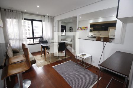 Sala de apartamento para alugar com 1 quarto, 59m² em Vila Andrade, São Paulo