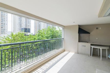 Varanda Gourmet de apartamento para alugar com 3 quartos, 144m² em Campestre, Santo André