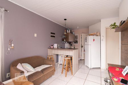 Sala de casa de condomínio para alugar com 2 quartos, 50m² em Bairro Fátima, Canoas