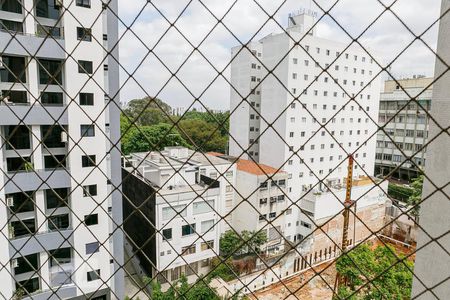 Vista da Varanda de apartamento à venda com 1 quarto, 56m² em Pinheiros, São Paulo