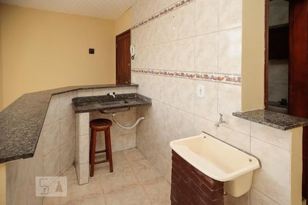 Cozinha - Área de serviço de apartamento para alugar com 1 quarto, 45m² em Sampaio, Rio de Janeiro