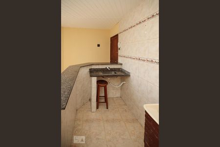 Cozinha - Área de serviço de apartamento para alugar com 1 quarto, 45m² em Sampaio, Rio de Janeiro