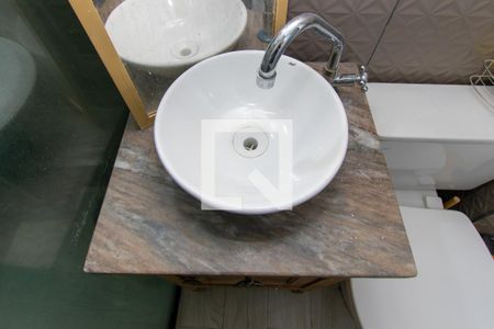 Banheiro de kitnet/studio à venda com 1 quarto, 29m² em Sé, São Paulo