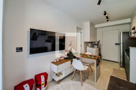 Sala/Cozinha de apartamento à venda com 1 quarto, 30m² em Cambuci, São Paulo
