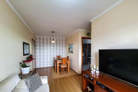 Sala de Estar/Jantar de apartamento à venda com 2 quartos, 54m² em Jardim Santa Emília, São Paulo