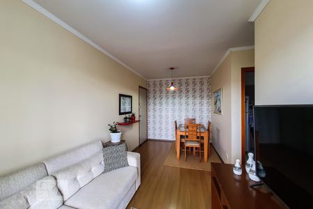 Sala de Estar/Jantar de apartamento à venda com 2 quartos, 54m² em Jardim Santa Emília, São Paulo