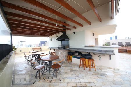 Studio para alugar com 37m², 1 quarto e 1 vagaChurrasqueira