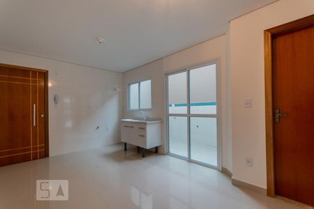 Sala/Cozinha de apartamento para alugar com 2 quartos, 54m² em Parque Erasmo Assunção, Santo André
