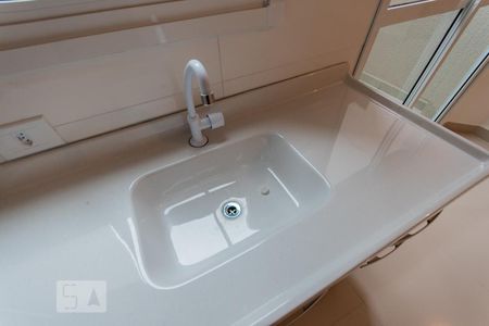 Sala/Cozinha de apartamento para alugar com 2 quartos, 54m² em Parque Erasmo Assunção, Santo André