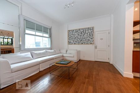 Sala de apartamento para alugar com 1 quarto, 86m² em Leblon, Rio de Janeiro
