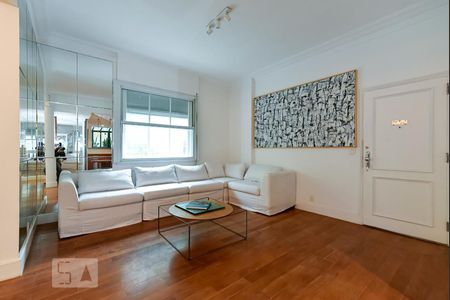 Sala de apartamento para alugar com 1 quarto, 86m² em Leblon, Rio de Janeiro