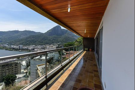 Varanda da Sala de apartamento à venda com 4 quartos, 260m² em Lagoa, Rio de Janeiro