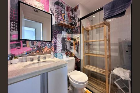 Apartamento à venda com 96m², 2 quartos e 2 vagasBanheiro Social