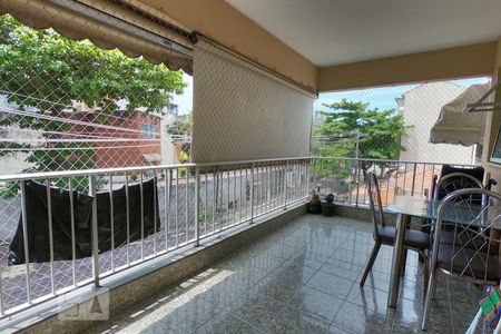 Varanda da Sala de apartamento para alugar com 3 quartos, 83m² em Todos Os Santos, Rio de Janeiro