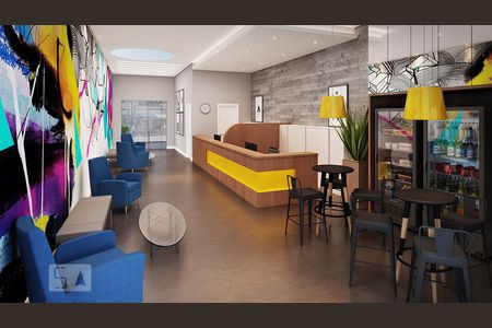 Apartamento para alugar com 17m², 1 quarto e sem vaga Apartamento para alugar com 17m², 1 quarto e sem vagaHall