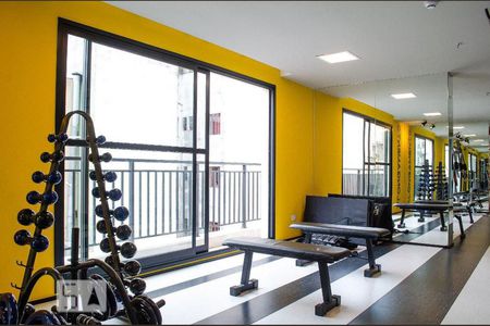 Apartamento para alugar com 17m², 1 quarto e sem vaga Apartamento para alugar com 17m², 1 quarto e sem vagaÁrea comum - Academia