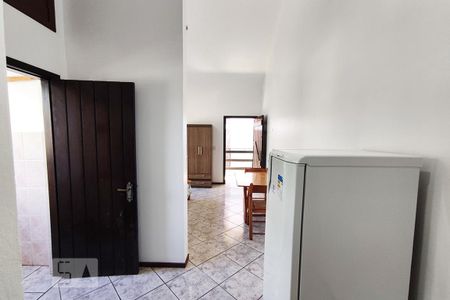 Cozinha e Quarto de kitnet/studio para alugar com 1 quarto, 28m² em São José, Canoas