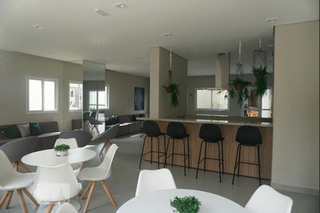 Área comum - Salão de festas de apartamento à venda com 2 quartos, 33m² em Vila Pierina, São Paulo