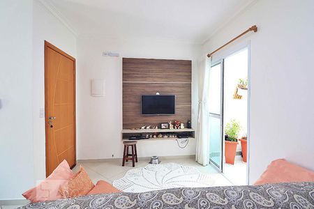 Sala de apartamento à venda com 3 quartos, 71m² em Vila Alice, Santo André