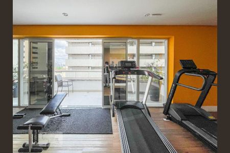 Studio para alugar com 27m², 1 quarto e 1 vaga Studio para alugar com 27m², 1 quarto e 1 vagaAcademia