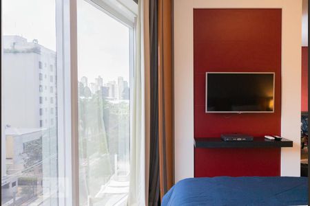 Detalhe da Sala de kitnet/studio para alugar com 1 quarto, 27m² em Paraíso, São Paulo