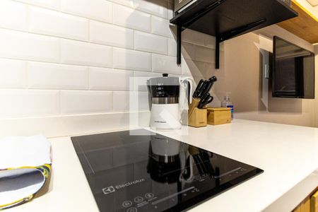 Cozinha - Cooktop de kitnet/studio à venda com 1 quarto, 26m² em Centro, São Paulo