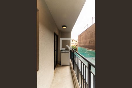 Studio à venda com 26m², 1 quarto e sem vagaVaranda