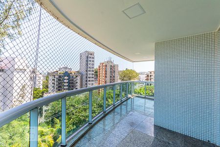Varanda da Sala  de apartamento para alugar com 4 quartos, 186m² em Boa Viagem, Niterói