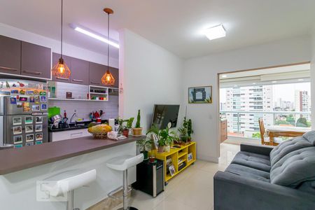 Sala de apartamento à venda com 2 quartos, 64m² em Jardim da Glória, São Paulo