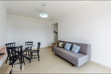 Sala de apartamento para alugar com 1 quarto, 54m² em Ponta da Praia, Santos