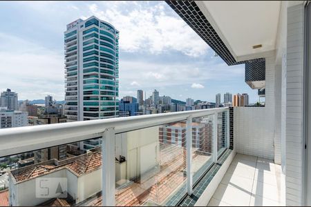 Varanda de apartamento para alugar com 1 quarto, 54m² em Ponta da Praia, Santos