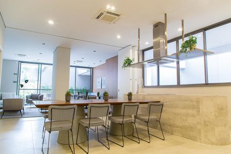 Studio à venda com 29m², 1 quarto e sem vagaÁrea comum - Espaço gourmet