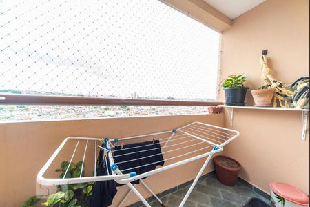 Varanda da Sala de apartamento à venda com 3 quartos, 67m² em Utinga, Santo André