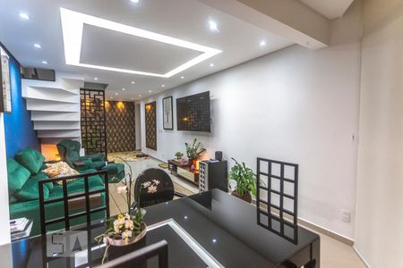 Sala de estar de apartamento à venda com 4 quartos, 198m² em Jardim Wallace Simonsen, São Bernardo do Campo