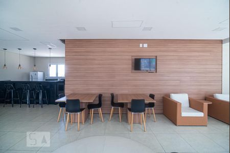 Apartamento para alugar com 44m², 1 quarto e 1 vaga Apartamento para alugar com 44m², 1 quarto e 1 vagaÁrea comum - Salão de festas