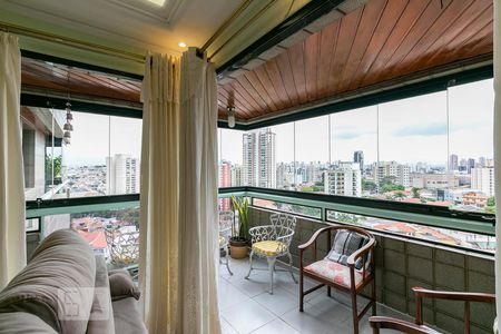 Varanda da Sala de apartamento à venda com 3 quartos, 125m² em Vila Formosa, São Paulo