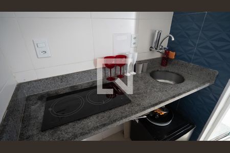 Cozinha  de apartamento para alugar com 1 quarto, 20m² em Botafogo, Rio de Janeiro