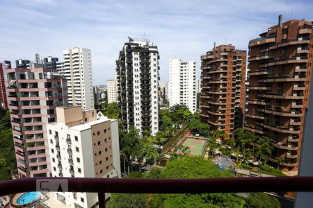 vista da sala de apartamento para alugar com 1 quarto, 45m² em Vila Andrade, São Paulo