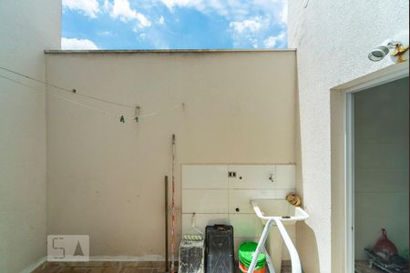 Vista da Sala de apartamento para alugar com 2 quartos, 56m² em Vila São Pedro, Santo André