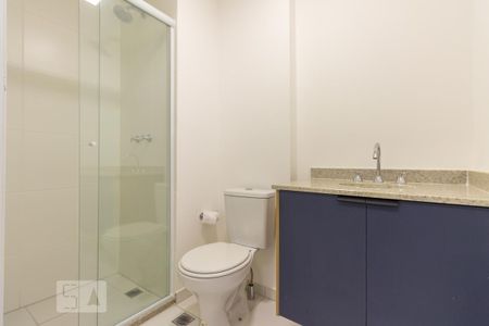 Banheiro de kitnet/studio à venda com 1 quarto, 25m² em Consolação, São Paulo
