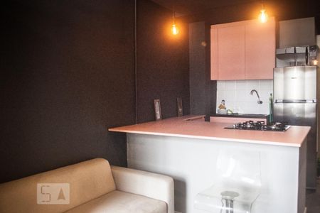 Sala/Cozinha de kitnet/studio à venda com 1 quarto, 31m² em Bela Vista, São Paulo