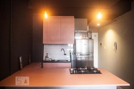 Cozinha de kitnet/studio à venda com 1 quarto, 31m² em Bela Vista, São Paulo