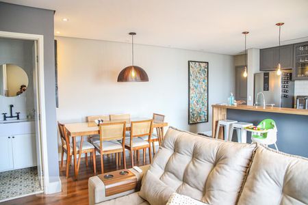 Sala de apartamento à venda com 2 quartos, 65m² em Santa Maria, São Caetano do Sul